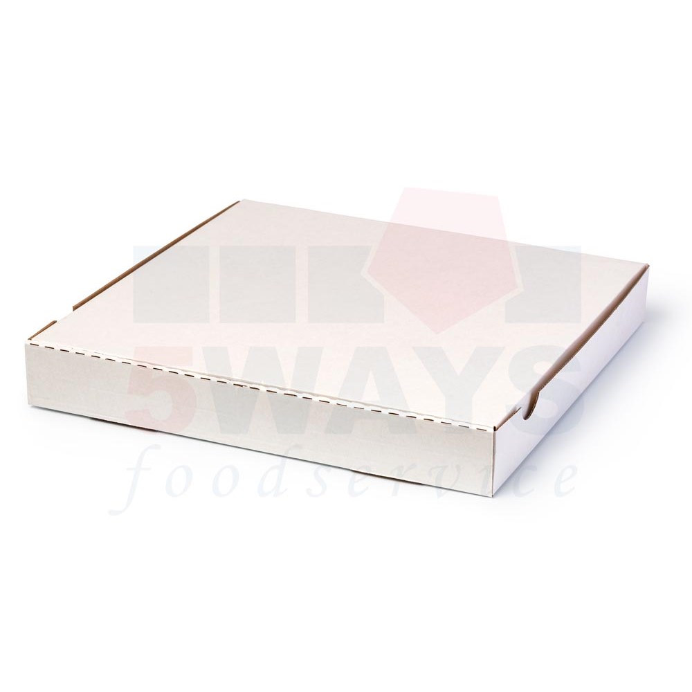 Paper White Plain Pizza Box