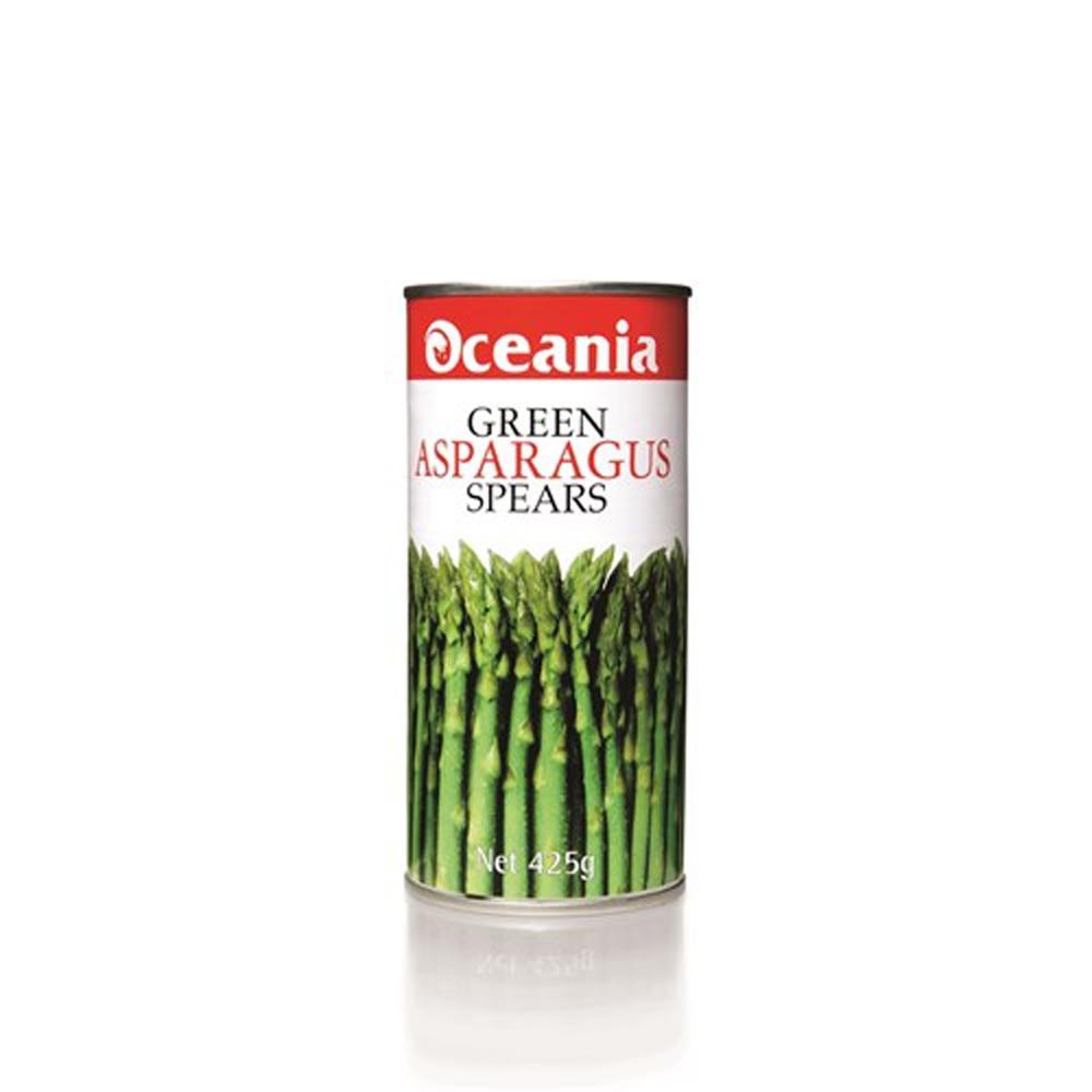 OCEANIA GREEN ASPARAGUS SPEARS 425GM - 5Ways Foodservice - Melbourne  Wholesale Food Distributor